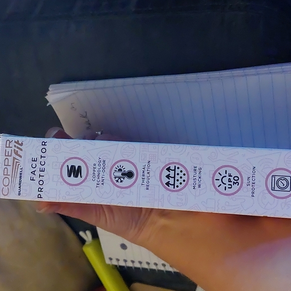 Copper Fit Guardwell Face Protector *New in box*Onesize fits most Youth 8+ - Picture 5 of 6